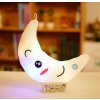 1pc 35cm Luminous Moon Plush toy Creative LED Lighting Colorful Pillow Stuffed Glowing Toys for Home 1