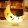 1pc 35cm Luminous Moon Plush toy Creative LED Lighting Colorful Pillow Stuffed Glowing Toys for Home 2