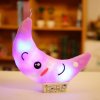 1pc 35cm Luminous Moon Plush toy Creative LED Lighting Colorful Pillow Stuffed Glowing Toys for Home 5