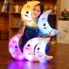 1pc 35cm Luminous Moon Plush toy Creative LED Lighting Colorful Pillow Stuffed Glowing Toys for Home 1