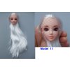 Excellent Quality Doll Head with Colorized straight Hair DIY Accessories For Barbie Dolls head 1 6 10