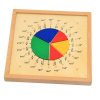 Educational Math Toys Montessori Toys For Toddler Preschool Wooden Circular Montessori Math Materials Teaching Aids UA2766H 3