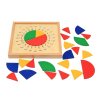 Educational Math Toys Montessori Toys For Toddler Preschool Wooden Circular Montessori Math Materials Teaching Aids UA2766H Montessori Toy