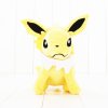 22cm Eevee Vaporeon Jolteon Flareon Espeon Umbreon Leafeon Glacia cute plush dolls Hot Japanese Anime Figure yellow