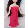 Pure Manual Doll Accessories Knitted Handmade Sweater Tops Coat Dress Clothes For Barbie Doll Gifts For 5