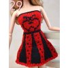 Pure Manual Doll Accessories Knitted Handmade Sweater Tops Coat Dress Clothes For Barbie Doll Gifts For 29