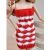 Pure Manual Doll Accessories Knitted Handmade Sweater Tops Coat Dress Clothes For Barbie Doll Gifts For 31