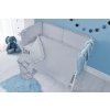 5-dílné ložní povlečení Belisima PURE 100/135 blue (Barva Modrá)