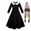 Addams Children Dress Movie Wednesday Costume for Girls Kids Halloween Carnival Cosplay Black Costume Party Dresses.jpg 640x640.jpg (2)