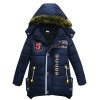 Kids Coats 2018NEW Baby Outerwear Childen Winter Jackets Baby Boy Clothes Down Jacket For Children Boy as picture (1)