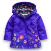 Baby Girls Jacket 2018 Autumn Winter Jackets For Girls Windbreaker Boys Kids Outerwear Coats For Girls Dark blue