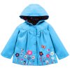 Baby Girls Jacket 2018 Autumn Winter Jackets For Girls Windbreaker Boys Kids Outerwear Coats For Girls Sky blue