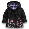 Baby Girls Jacket 2018 Autumn Winter Jackets For Girls Windbreaker Boys Kids Outerwear Coats For Girls Black