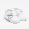 Kojenecké capáčky s mašličkou New Baby bílá 12-18 m (Barva Bílá, Velikost 12-18 m)
