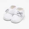 Kojenecké capáčky s mašličkou New Baby bílá 12-18 m (Barva Bílá, Velikost 12-18 m)