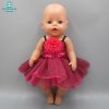 Doll Clothes fits 45cm american girl and Baby Born Zapf Doll fashion Ballet princess dress evening 3