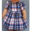 Wine red dress fits 43 45cm American girl Zapf Baby Born doll clothes y 002
