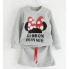 2018 baby clothes set Autumn Girls clothing Minnie bow skirt suit children suit children suit wholesale gray