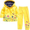 Girls Clothing Raincoat Sets Autumn Girls Clothes Set Hoodie Jackets Pants Kids Clothes Sport Suit Children 2