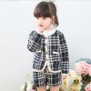 Anlencool 2018 Korean ladies lattice jacket short pant 2 picese sets of female baby autumn fashion 2