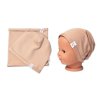 Čepice s nákrčníkem bavlna, Little Bear, Baby Nellys, béžová (Velikost 86/92 (18-24m))