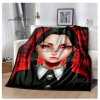 Deka do dětského pokoje WEDNESDAY ADDAMS (100 x 150 cm)