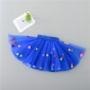 Infant Tutu Skirt Baby Girls Mini Dress with Balls Girls Tutu Skirt Princess Party Ballet Dance sapphire