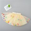 Infant Tutu Skirt Baby Girls Mini Dress with Balls Girls Tutu Skirt Princess Party Ballet Dance Beige