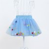 Infant Tutu Skirt Baby Girls Mini Dress with Balls Girls Tutu Skirt Princess Party Ballet Dance Lake Blue