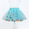 Infant Tutu Skirt Baby Girls Mini Dress with Balls Girls Tutu Skirt Princess Party Ballet Dance Light blue