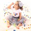 Infant Tutu Skirt Baby Girls Mini Dress with Balls Girls Tutu Skirt Princess Party Ballet Dance 2