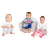 Body s potiskem New Baby jíst spát kakat... A ZNOVU! (Barva Bílá, Velikost 80 (9-12m))