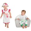 Body s potiskem New Baby jíst spát kakat... A ZNOVU! (Barva Bílá, Velikost 80 (9-12m))