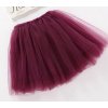 2018 summer lovely fluffy soft tulle girls tutu skirt pettiskirt 14 colors girls skirts for 6M Purple