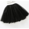 2018 summer lovely fluffy soft tulle girls tutu skirt pettiskirt 14 colors girls skirts for 6M Black