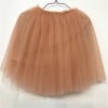 2018 summer lovely fluffy soft tulle girls tutu skirt pettiskirt 14 colors girls skirts for 6M champagne
