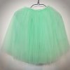 2018 summer lovely fluffy soft tulle girls tutu skirt pettiskirt 14 colors girls skirts for 6M light green
