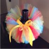 Baby Girls Photography Tulle skirt tutu Cute Kids Girls Rainbow Handmade Tutu Skirts For Princess Baby 3