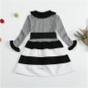 Spring Autumn Long Sleeves Children Girl Clothes Casual School Dress for Girls mini Tutu Dress Kids As Photo (6)