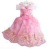 2018 Girls Summer Dress Kids Cindrella Snow White Cosplay Costume Baby Girl Princess Dress Rapunzel Aurora pink