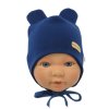 Čepička na zavazování, bavlna, Little Teddy, Baby Nellys, granátová (Velikost koj oblečení 50/56 (0-2m))