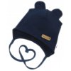 Čepička na zavazování, bavlna, Little Teddy, Baby Nellys, granátová (Velikost koj oblečení 50/56 (0-2m))