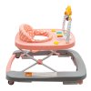 Dětské chodítko se silikonovými kolečky New Baby Forest Kingdom Pink (Barva Růžová)