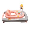 Dětské chodítko se silikonovými kolečky New Baby Forest Kingdom Pink (Barva Růžová)
