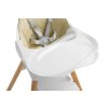 Jídelní židlička CARETERO Bravo beige (Barva Béžová)