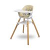 Jídelní židlička CARETERO Bravo beige (Barva Béžová)