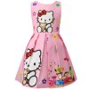 2018 New My Baby Summer Princess Little Pony Rainbow Dresses For Girls Halloween Birthday Party Vestidos Pink (5)
