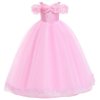 New Christmas Gift baby girls Dress Cinderella Cosplay Costume Party Dress Princess Dress Cinderella Costume as picture (19)