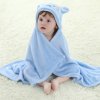 newborn swaddle super soft comfortable Kid Toddler hooded baby blanket Cloak quilt fleece wrap FTRQ0005 1
