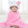 newborn swaddle super soft comfortable Kid Toddler hooded baby blanket Cloak quilt fleece wrap FTRQ0005 4